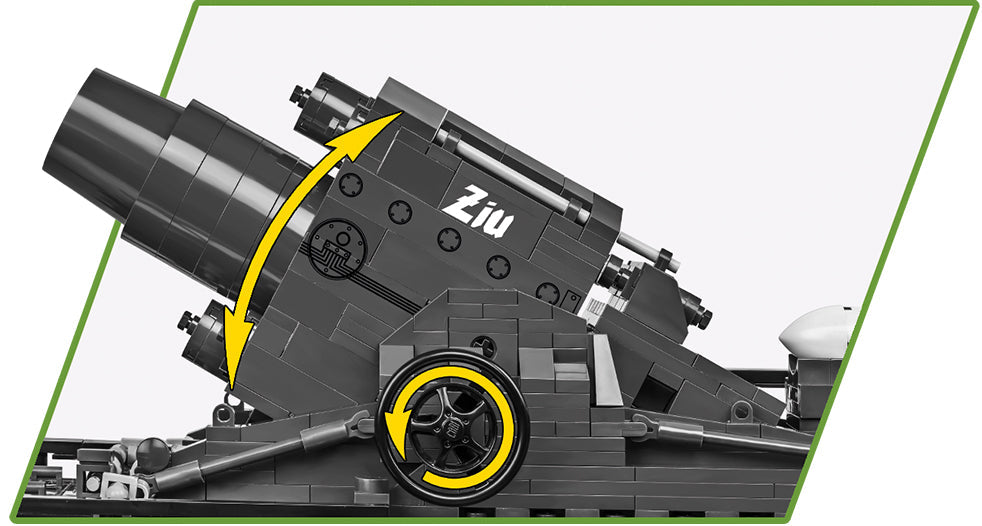 60CM Karl-Gerat 040 "ZIU" mortar brick model - COBI 2560 - 1574 bricks