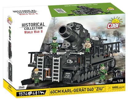 60CM Karl-Gerat 040 "ZIU" mortar brick model - COBI 2560 - 1574 bricks