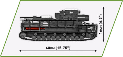 60CM Karl-Gerat 040 "ZIU" mortar brick model - COBI 2560 - 1574 bricks