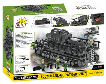 60CM Karl-Gerat 040 "ZIU" mortar brick model - COBI 2560 - 1574 bricks