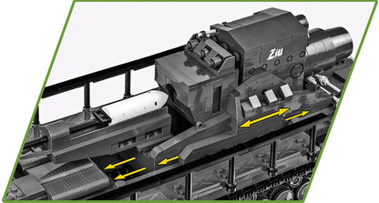 60CM Karl-Gerat 040 "ZIU" mortar brick model - COBI 2560 - 1574 bricks