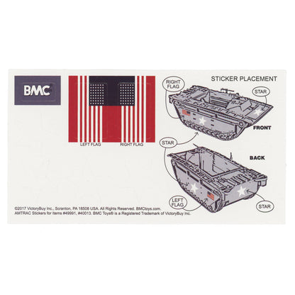 BMC WW2 D-Day Sticker Sheets for 1:32 Tanks Landing Craft & Bunkers - Ships Free