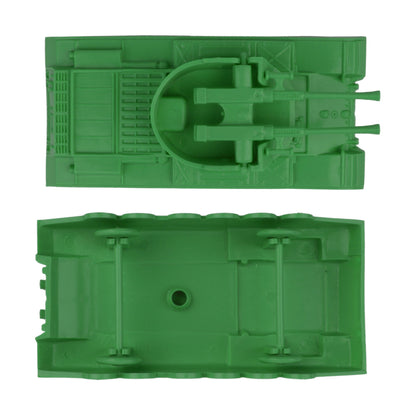 BMC Classic Payton Anti-Aircraft Tanks - 4pc Green Plastic Army Men Vehicles