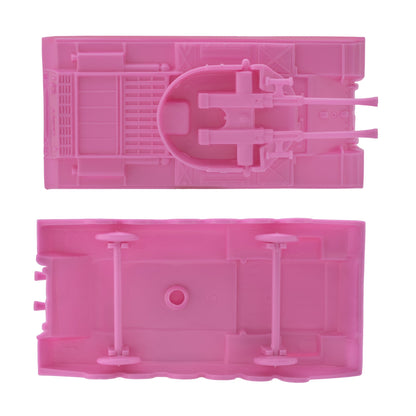 BMC Classic Payton Anti-Aircraft Tanks - 4pc Pink Plastic Army Men Vehicles