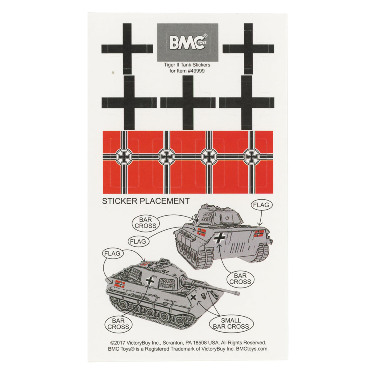 BMC WW2 D-Day Sticker Sheets for 1:32 Tanks Landing Craft & Bunkers - Ships Free