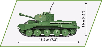 Cromwell MK.IV 'Hela' tank brick model - COBI 2269 - 544 bricks