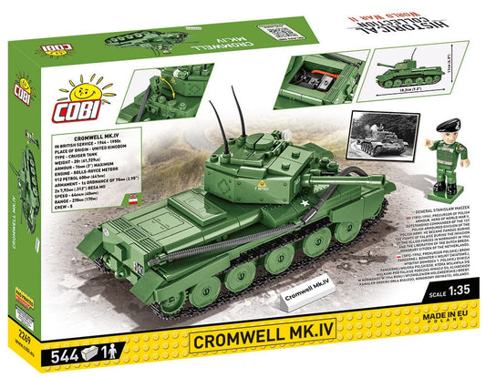 Cromwell MK.IV 'Hela' tank brick model - COBI 2269 - 544 bricks