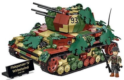 Flakpanzer IV Wirbelwind brick anti-aircraft gun model - COBI-2593 - 1195 bricks - Executive Edition