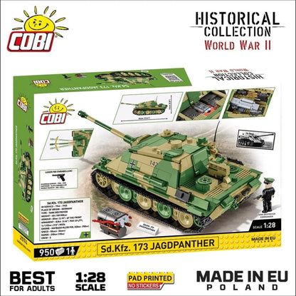 Jagdpanther (SD.KFZ.173) brick tank model - COBI 2574 - 950 bricks