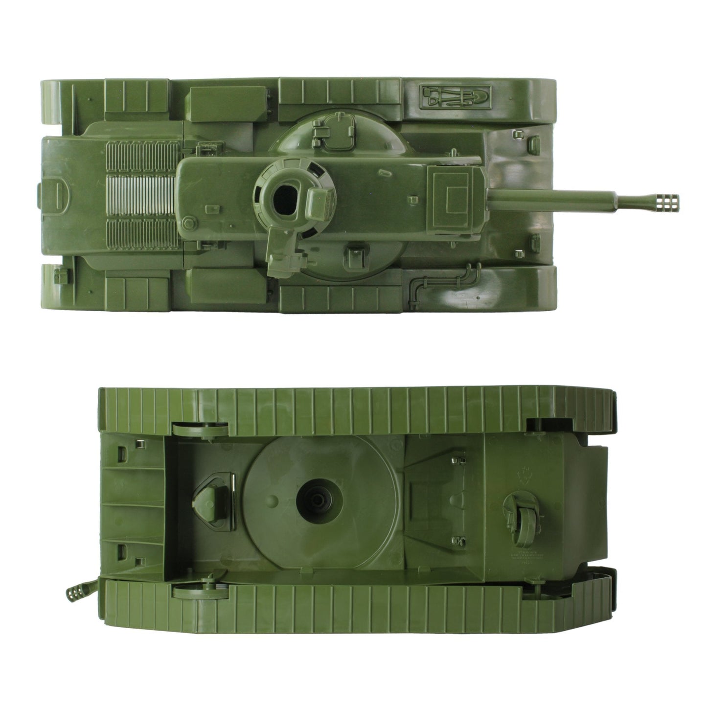 Tim Mee Dominator BIG TANK for Action Figures - 22in long Olive Green - USA Made