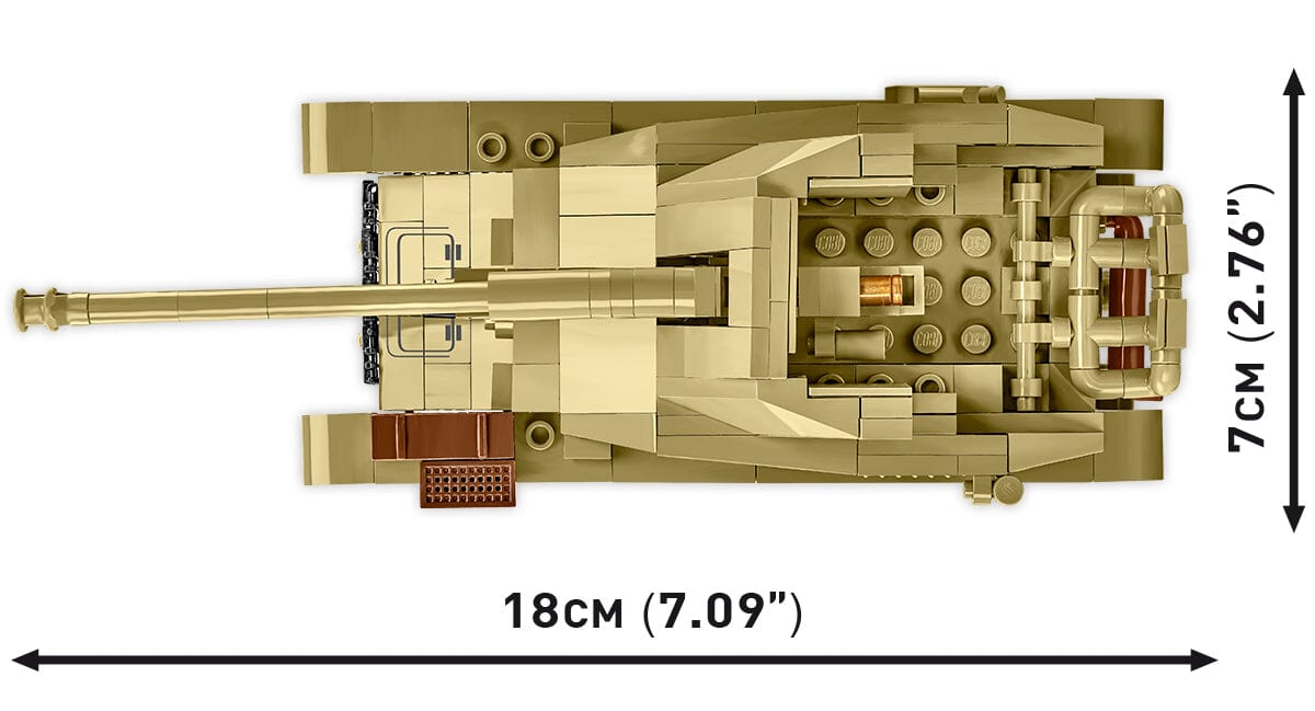 Marder III (Sd.Kfz.139) brick model tank - COBI 3131 - 486 bricks