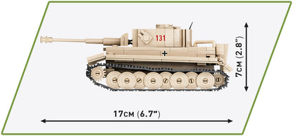 Panzer VI Tiger '131' brick tank model - COBI 2710 - 340 bricks