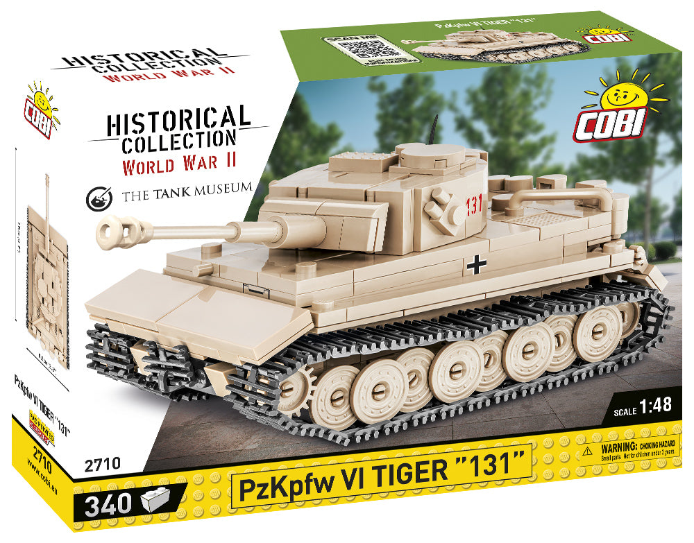 Panzer VI Tiger '131' brick tank model - COBI 2710 - 340 bricks