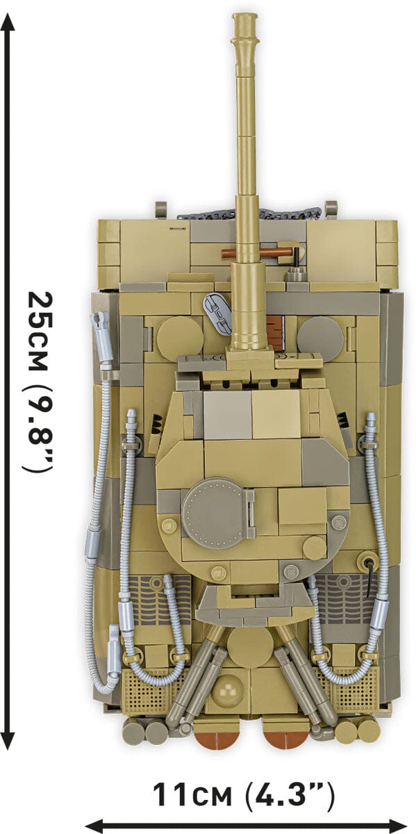 Panzer VI Tiger No. 131 The Tank Museum brick tank model - COBI 3123 - 898 bricks