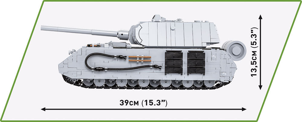 Panzer VIII MAUS brick tank model - COBI 2559 - 1605 bricks