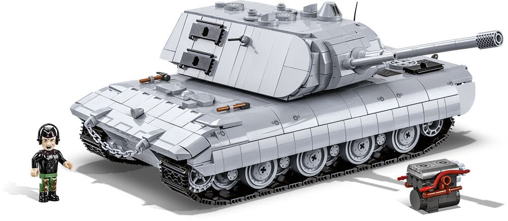 Panzerkampfwagen E-100 brick tank model - COBI 2572 - 1511 bricks