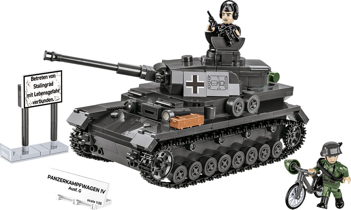 Panzerkampfwagen IV Ausf.G brick tank model - COBI 3127 - 643 bricks