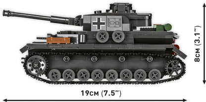 Panzerkampfwagen IV Ausf.G brick tank model - COBI 3127 - 643 bricks