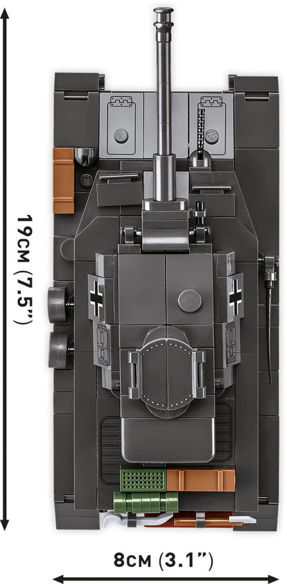 Panzerkampfwagen IV Ausf.G brick tank model - COBI 3127 - 643 bricks