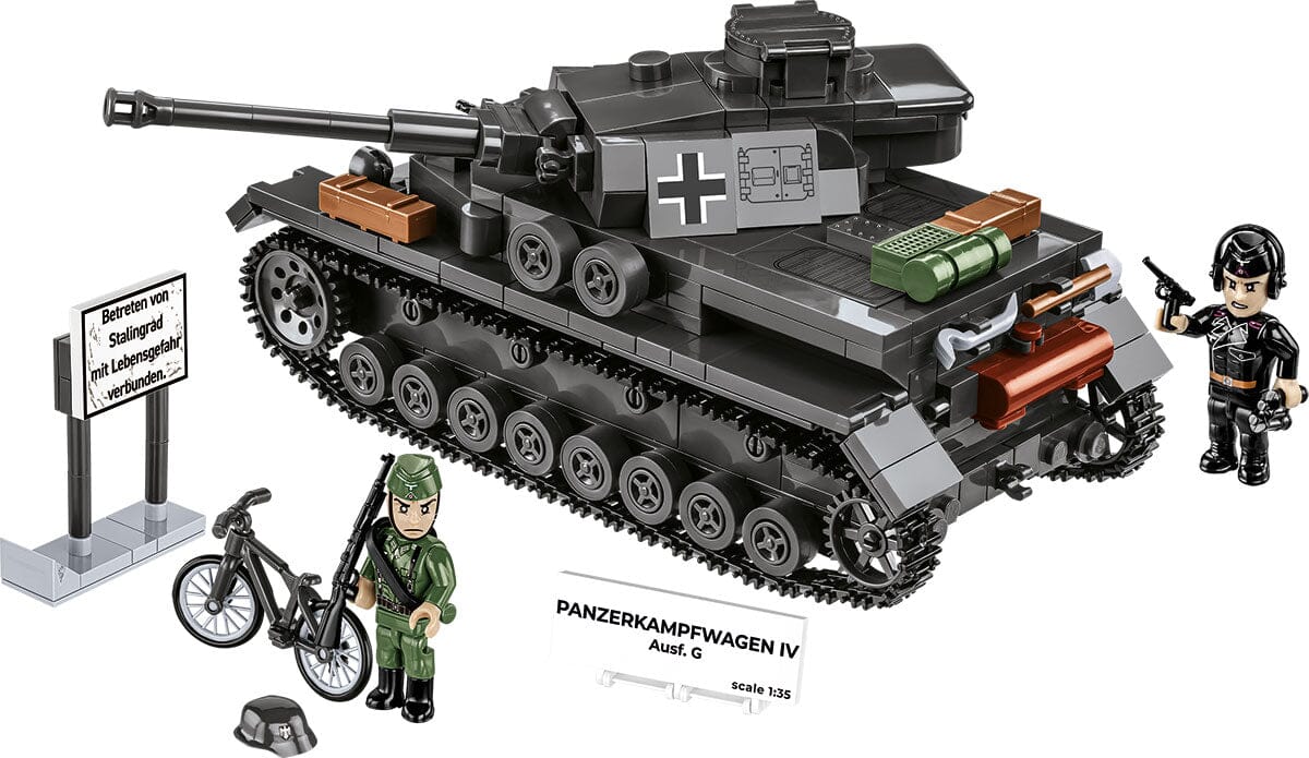 Panzerkampfwagen IV Ausf.G brick tank model - COBI 3127 - 643 bricks