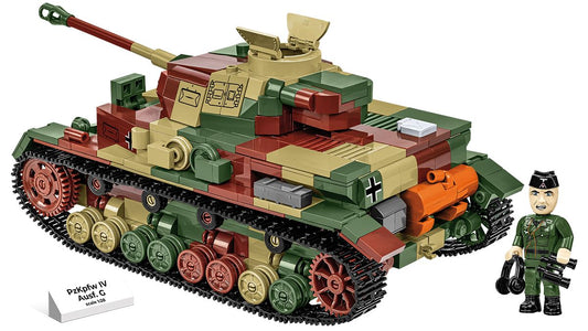 PzKpfw IV Ausf. G. brick tank model - COBI-2592 - 1107 bricks