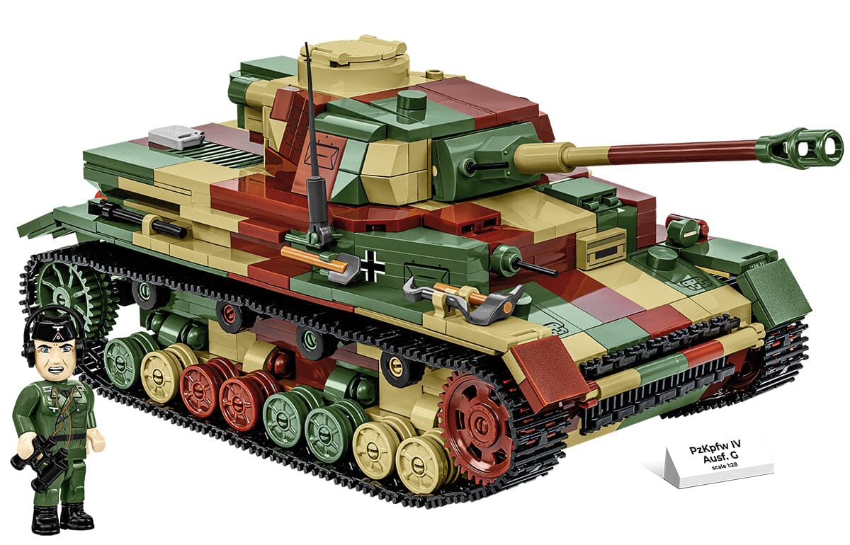 PzKpfw IV Ausf. G. brick tank model - COBI-2592 - 1107 bricks