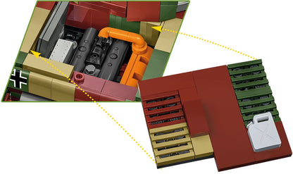 PzKpfw IV Ausf. G. brick tank model - COBI-2592 - 1107 bricks