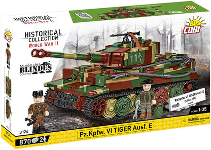 PzKpfw VI Tiger Ausf. E brick tank model - COBI 3124 - 862 bricks