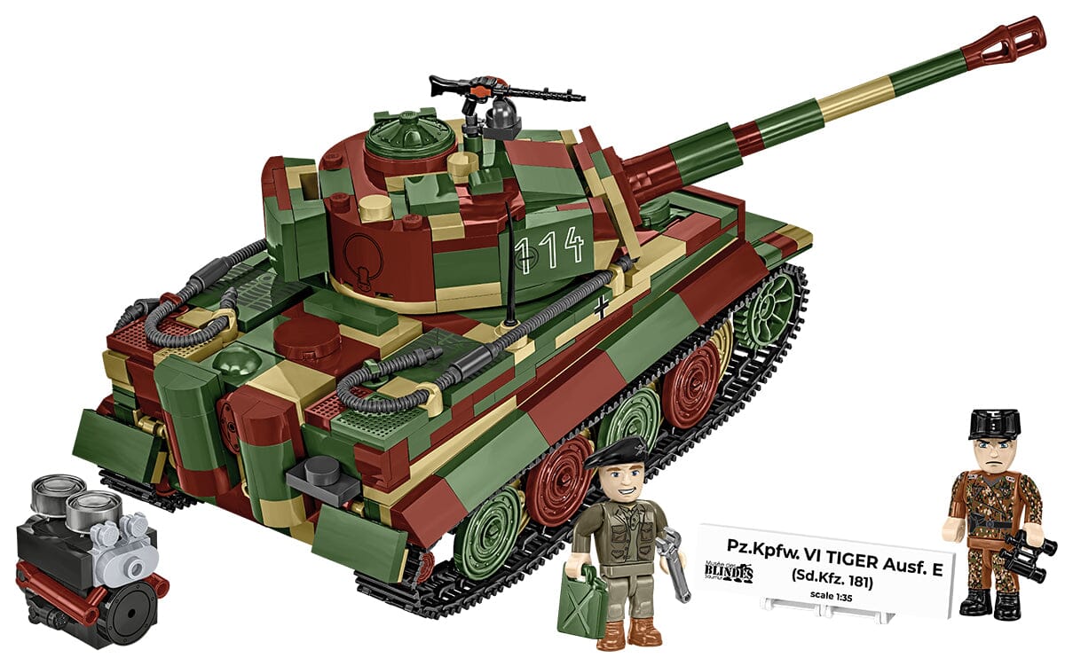 PzKpfw VI Tiger Ausf. E brick tank model - COBI 3124 - 862 bricks