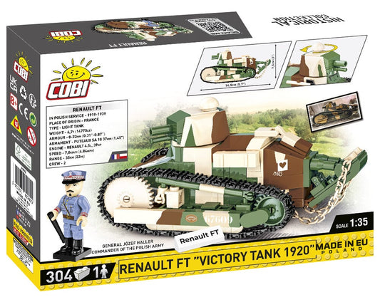 Renault FT 302 KL. - COBI 2992 - 304 bricks