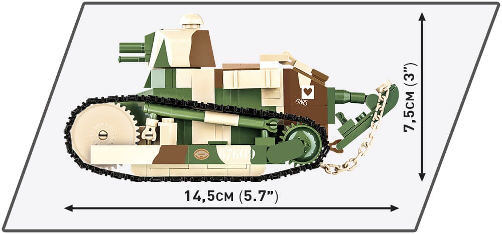 Renault FT 302 KL. - COBI 2992 - 304 bricks