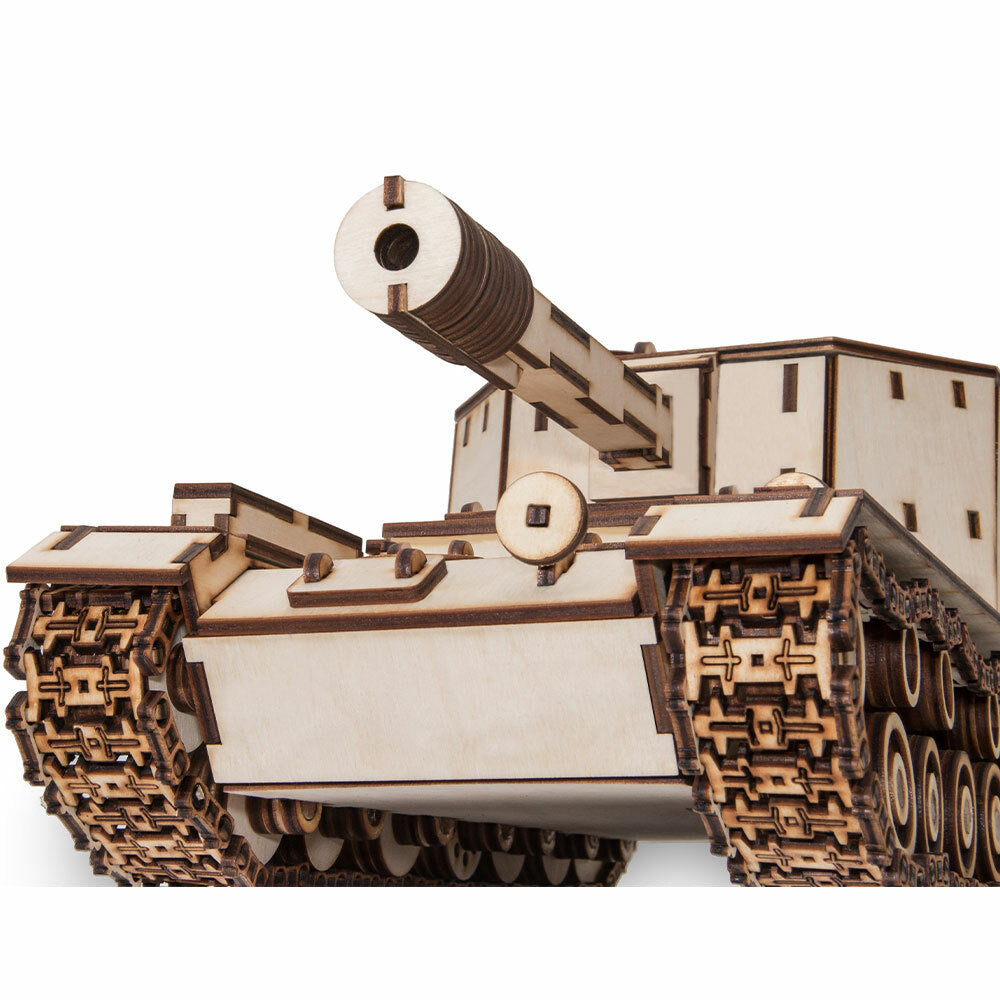 SAU 212A Self-Propelled Gun Mechanical Wooden Model Kit - Eco Wood Art