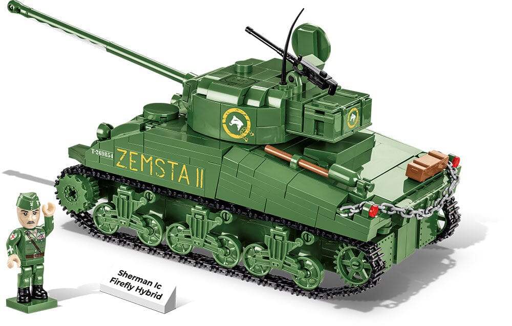 Sherman IC Firefly 'Zemsta II' brick tank model - COBI 2276 - 600 bricks