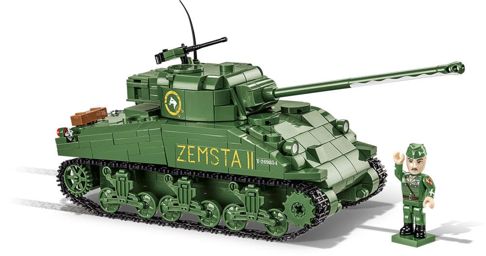 Sherman IC Firefly 'Zemsta II' brick tank model - COBI 2276 - 600 bricks