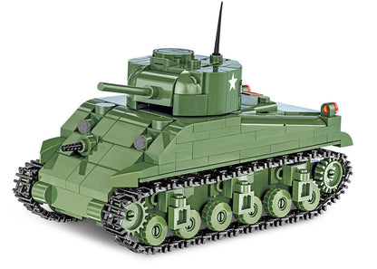 Sherman M4A1 brick tank model - COBI 2715 - 312 Bricks