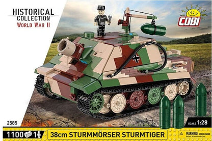 Sturmmorser Tiger "Sturmtiger" brick tank model - COBI-2585 - 1100 bricks