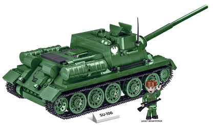 SU-100 brick tank set - COBI 2541 - 655 bricks