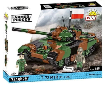 T-72 M1R brick tank model  - COBI 2624 - 724 bricks