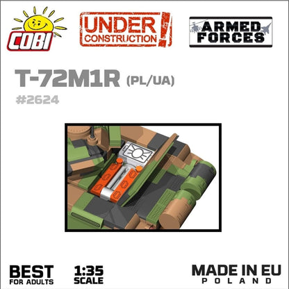 T-72 M1R brick tank model  - COBI 2624 - 724 bricks