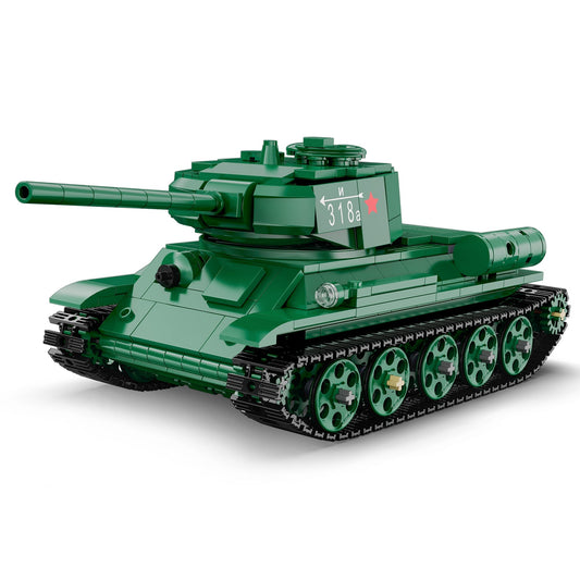 T34 Tank RC brick model kit - CADA C61072W - 722 bricks