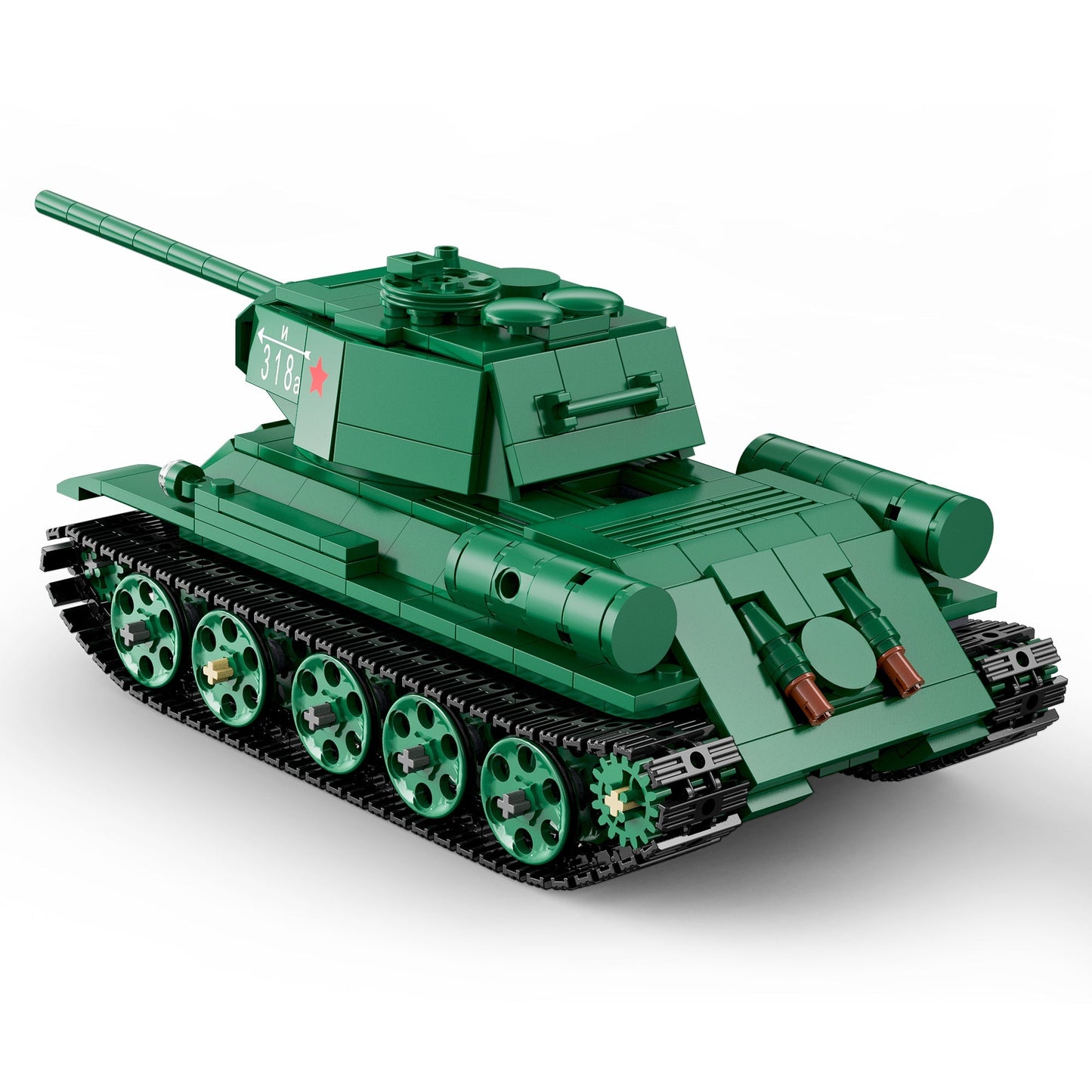 T34 Tank RC brick model kit - CADA C61072W - 722 bricks