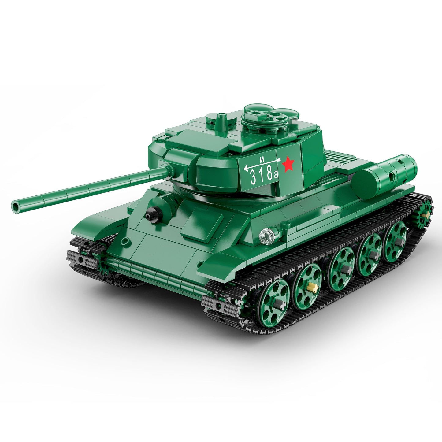 T34 Tank RC brick model kit - CADA C61072W - 722 bricks