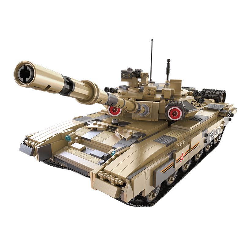 T90 Battle Tank RC brick model kit - CADA C61003W - 1722 bricks