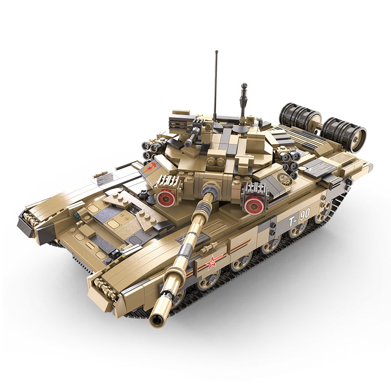 T90 Battle Tank RC brick model kit - CADA C61003W - 1722 bricks