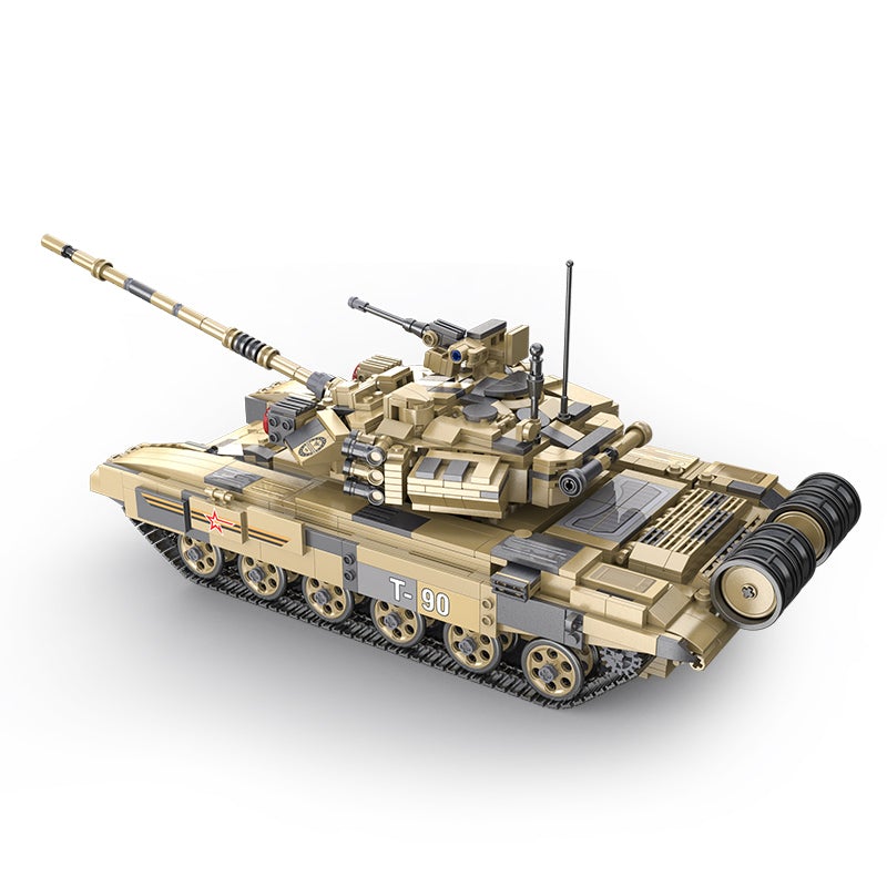 T90 Battle Tank RC brick model kit - CADA C61003W - 1722 bricks