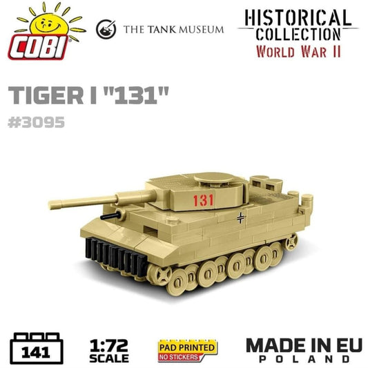 Tiger I 131 brick tank model - COBI 3095 - 161 bricks