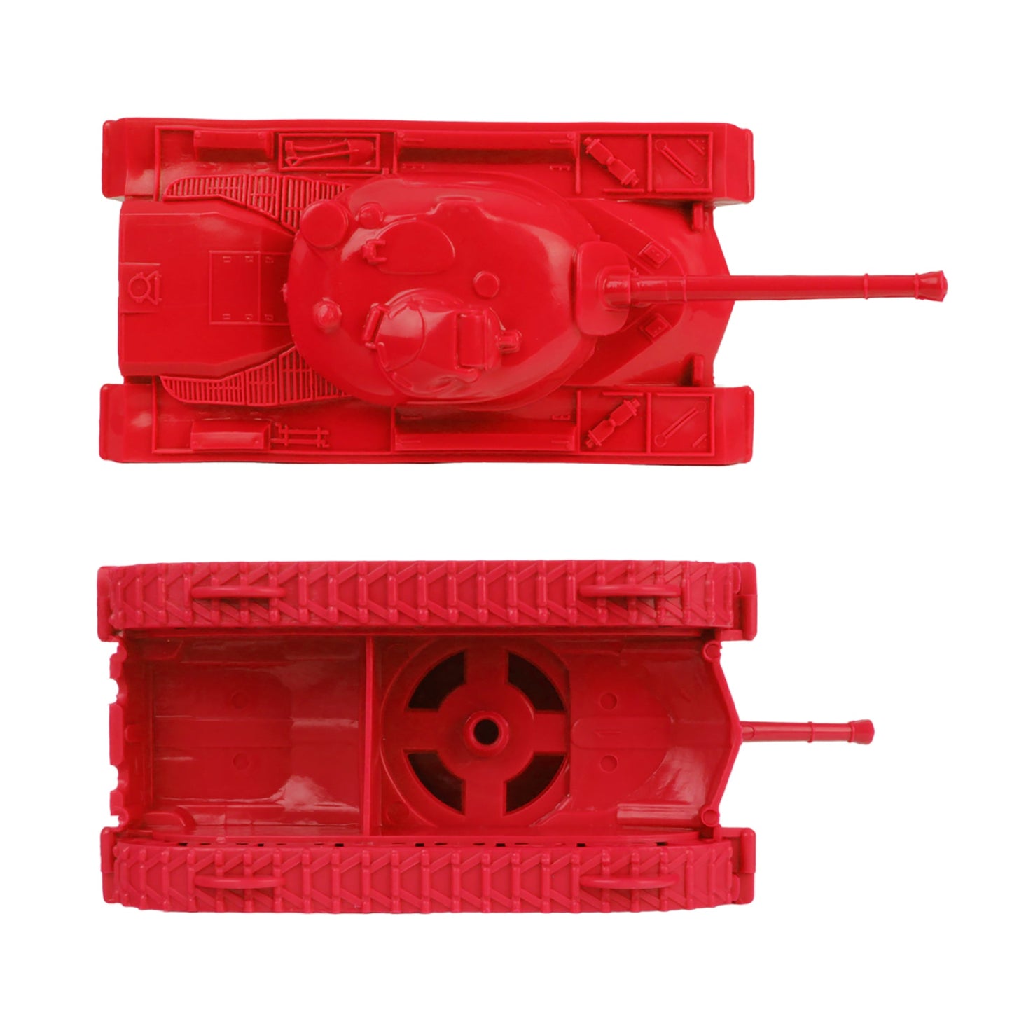 TimMee Toy Tanks for Plastic Army Men - Red WW2 3pc - Made in USA