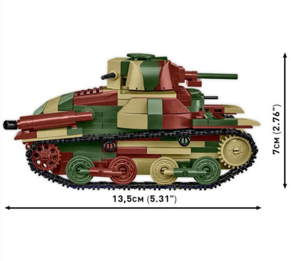 Type 95 Ha-Go tank brick model - COBI 3115 - 380 bricks