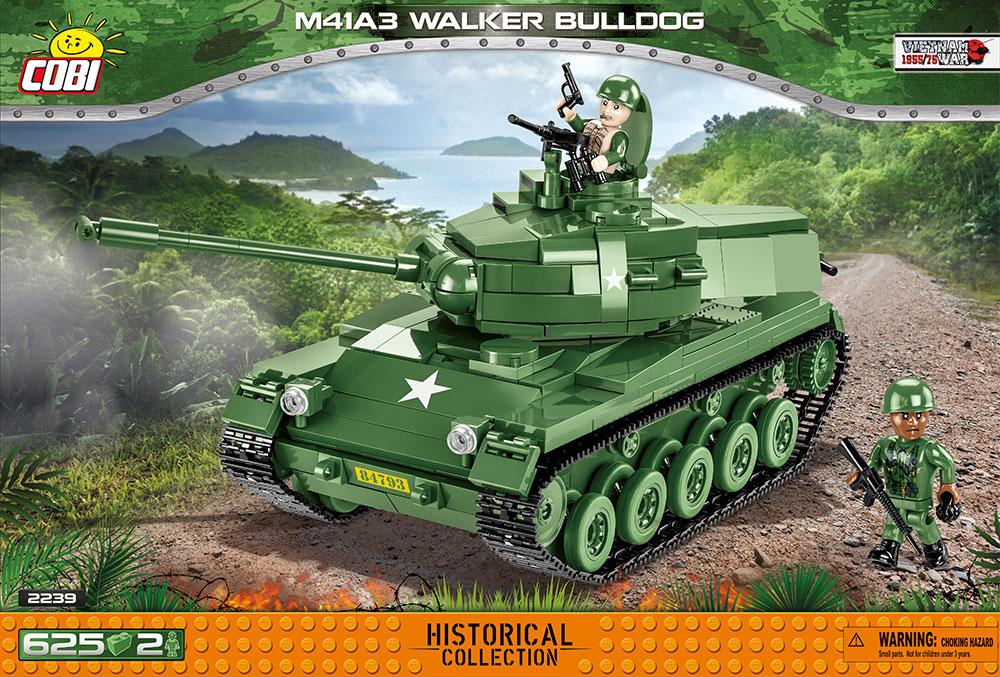 VIETNAM WAR M41A3 WALKER BULLDOG - COBI 2239 - 625 bricks