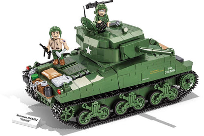 WWII Sherman M4A3E2 'Jumbo' - COBI 2550 - 720 Bricks